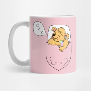 Sleepy Head Snoring Pocket Pup Mug